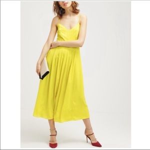 Banana Republic Yellow Strappy Yellow Dress